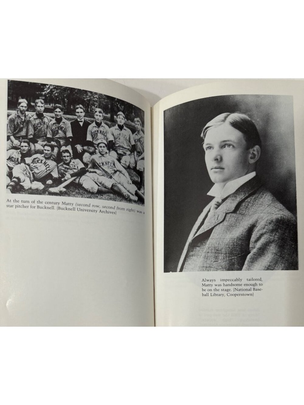 CHRISTY MATHEWSON Matty American Hero 1993 Ray Robinson NEW YORK GIANTS Oxford - Picture 9 of 16